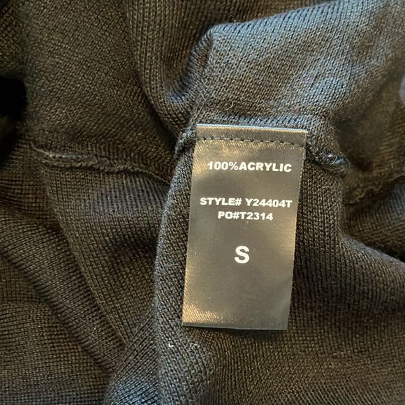 NWOT Pomander Place Black Brielle Sweater Dress Sz S - Picture 10 of 10